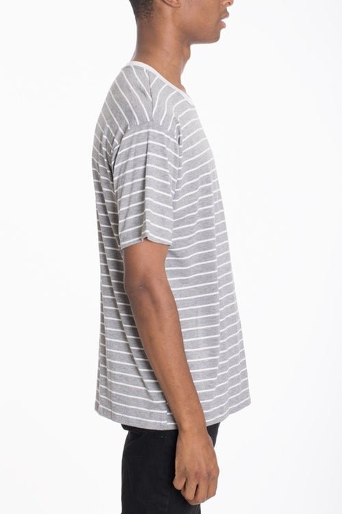 Cotton Stripe Tee 8509 - Salons