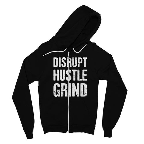 Disrupt Hustle Grind Fine Jersey Zip Hoodie - Salons