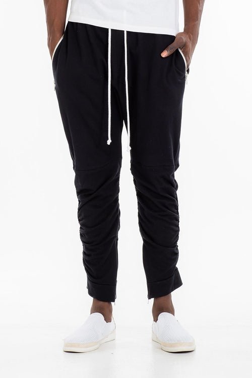 GATHERED BOMBER PANTS - Salons