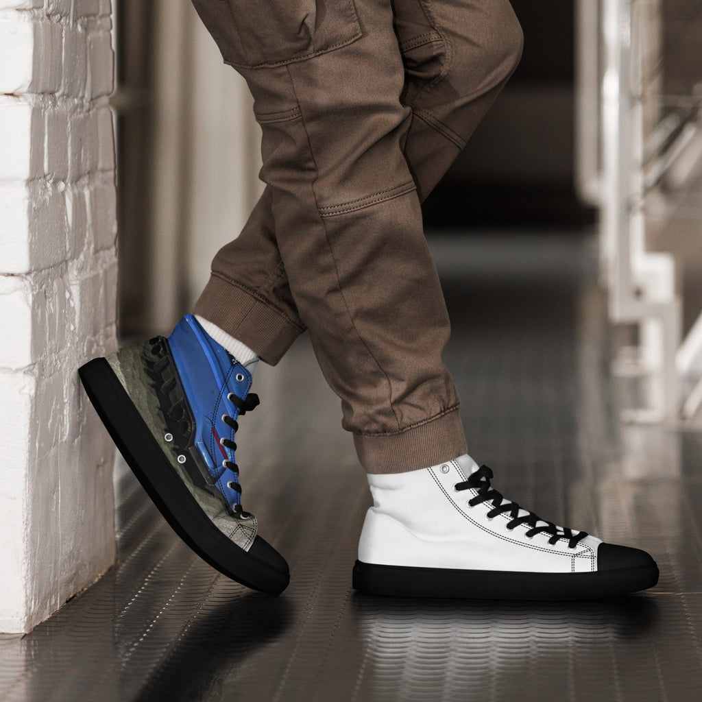 Men’s high top canvas shoes - Salons