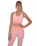Trois Seamless Sports Bra - Pink - Salons