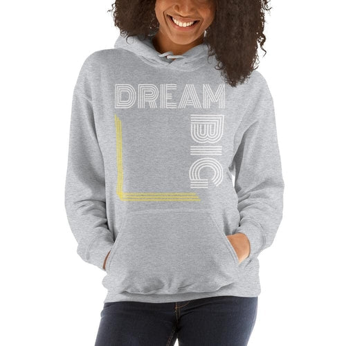 Womens Hoodie - Pullover Hooded Sweatshirt - Graphic/dream Big - Salons