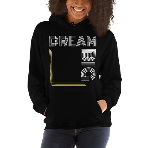 Womens Hoodie - Pullover Hooded Sweatshirt - Graphic/dream Big - Salons