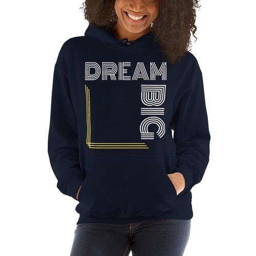 Womens Hoodie - Pullover Hooded Sweatshirt - Graphic/dream Big - Salons