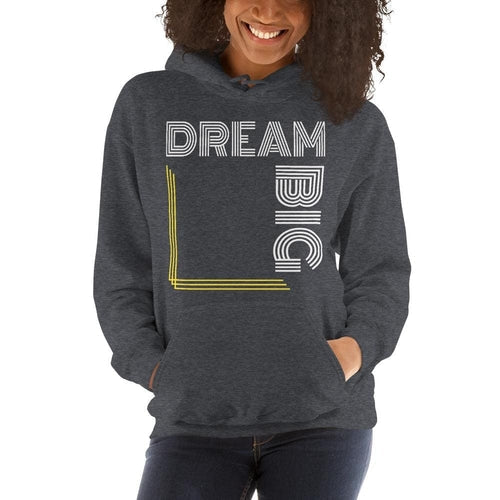 Womens Hoodie - Pullover Hooded Sweatshirt - Graphic/dream Big - Salons