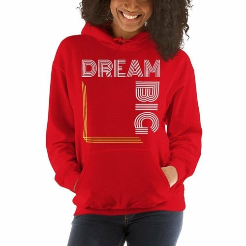 Womens Hoodie - Pullover Hooded Sweatshirt - Graphic/dream Big - Salons